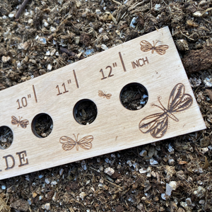 Butterfly Garden Seed Spacing Ruler - AuraXaymaca 