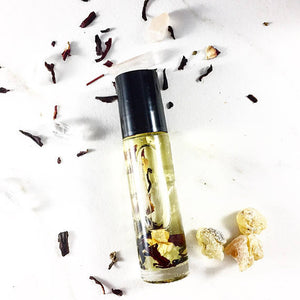 Essential Oil Blend with Crystals Frankincense - AuraXaymaca 